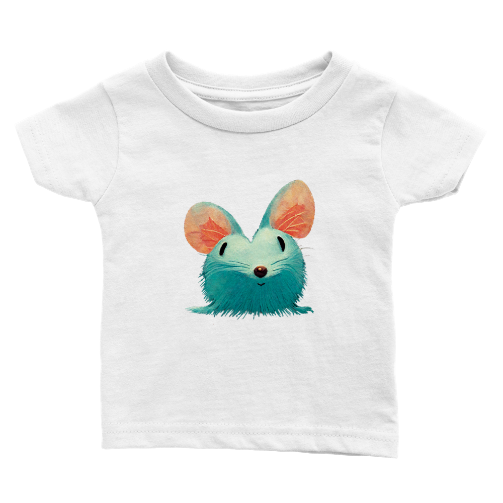 Cute Mouse Classic Baby Crewneck T-shirt