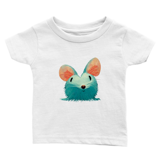 Cute Mouse Classic Baby Crewneck T-shirt