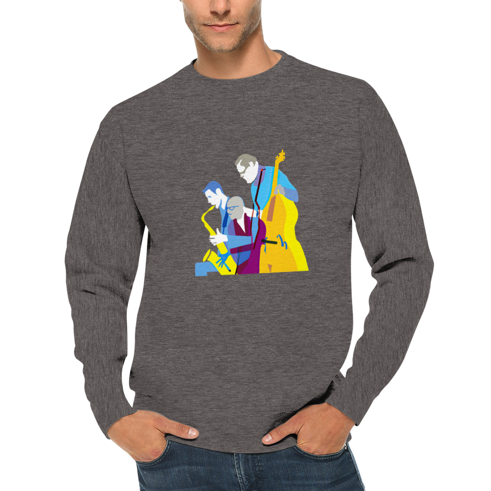 Jazz Trio Premium Unisex Crewneck Sweatshirt