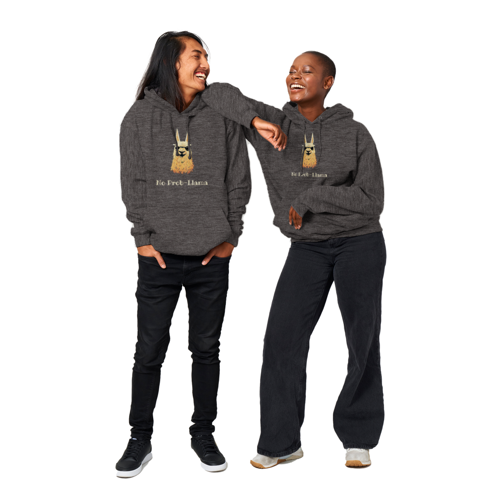No Prob-Llama Premium Unisex Pullover Hoodie