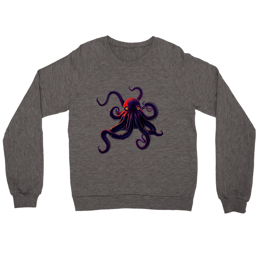 Octopus Print Premium Unisex Crewneck Sweatshirt