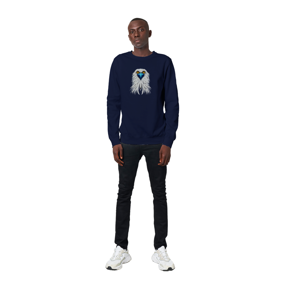 Eagle Print Premium Unisex Crewneck Sweatshirt
