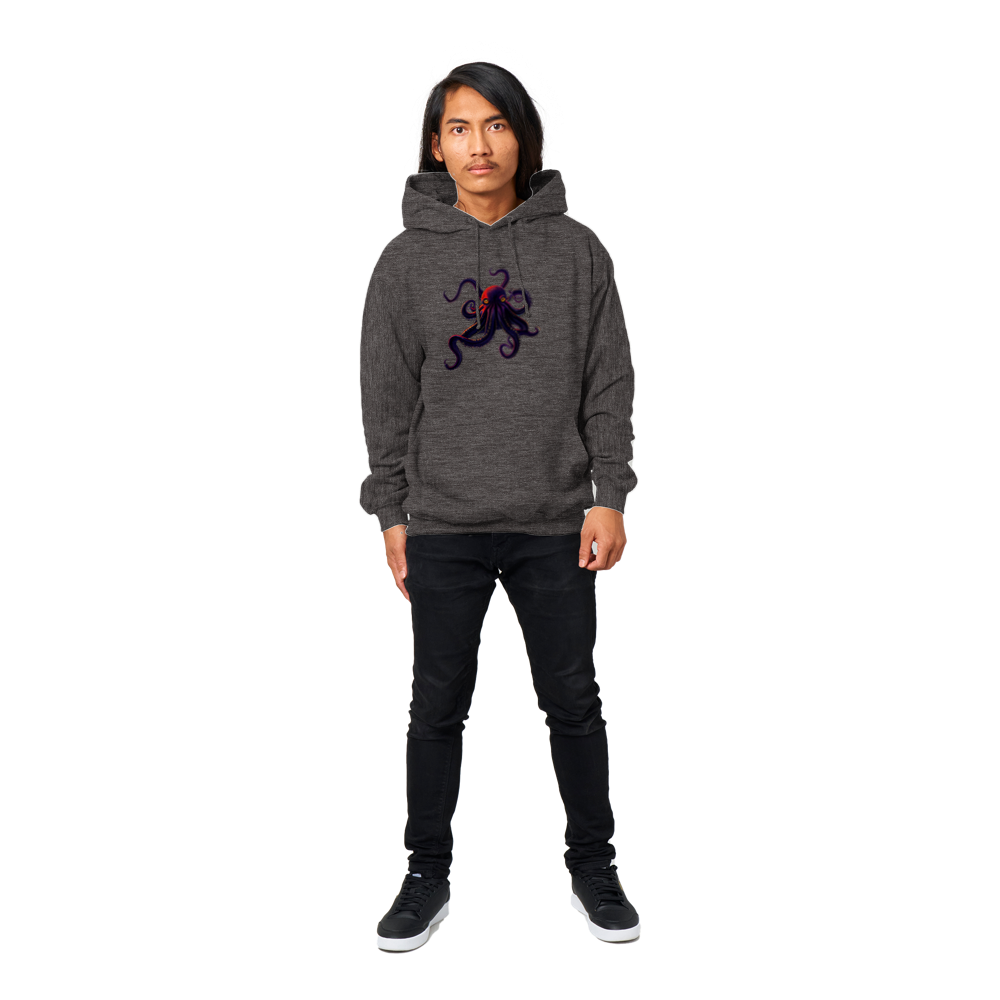 Octopus Print Premium Unisex Pullover Hoodie