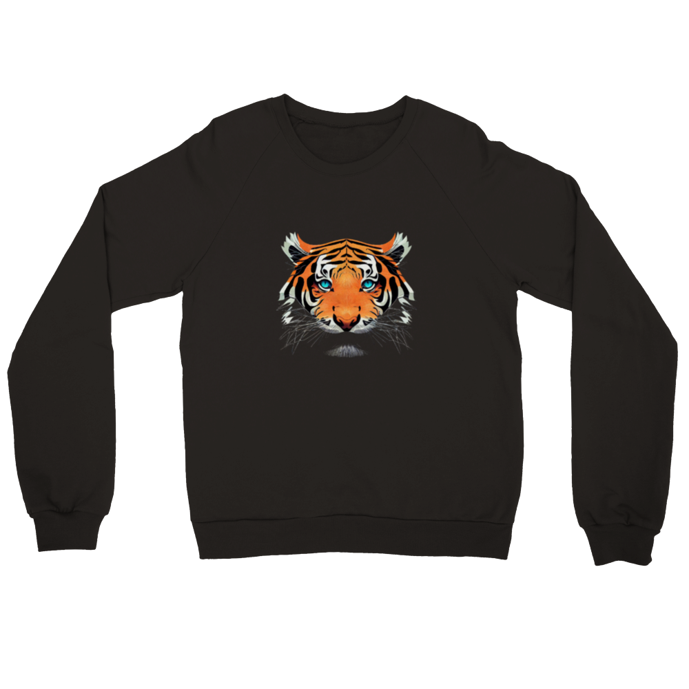 Tiger Print Premium Unisex Crewneck Sweatshirt