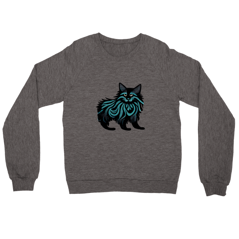 Maine Coon Cat Sweatshirt | Cozy Feline Graphic Jumper