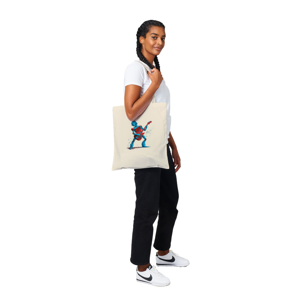 Robot Playing Guitar Classic Tote Bag