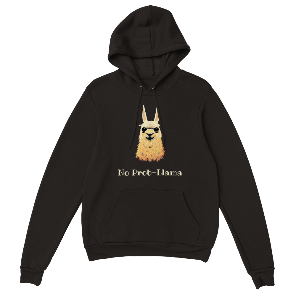 No Prob-Llama Premium Unisex Pullover Hoodie