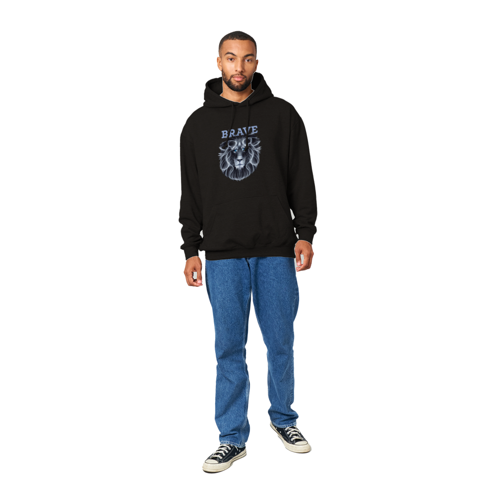 Brave Lion Premium Unisex Pullover Hoodie