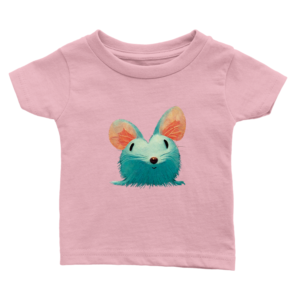 Cute Mouse Classic Baby Crewneck T-shirt