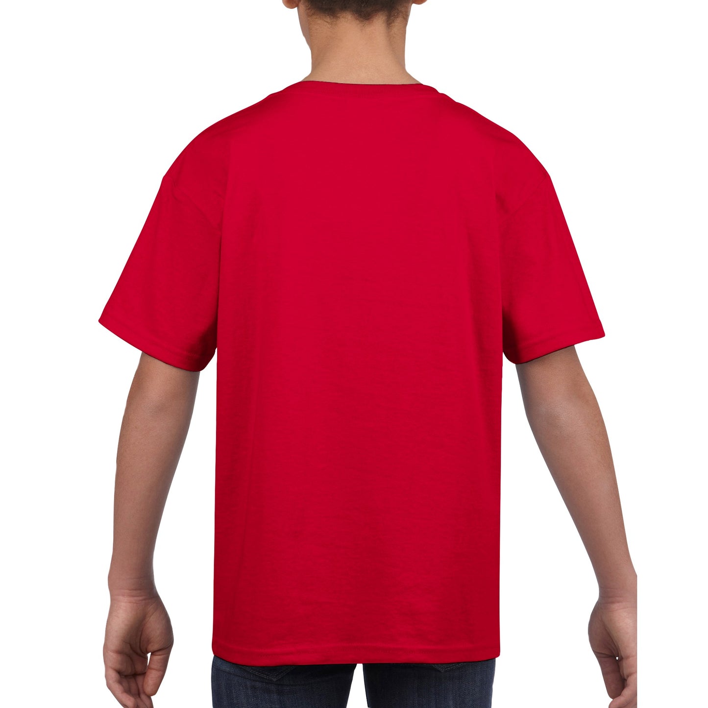 Cool T-rex playing guitar Classic Kids Crewneck T-shirt