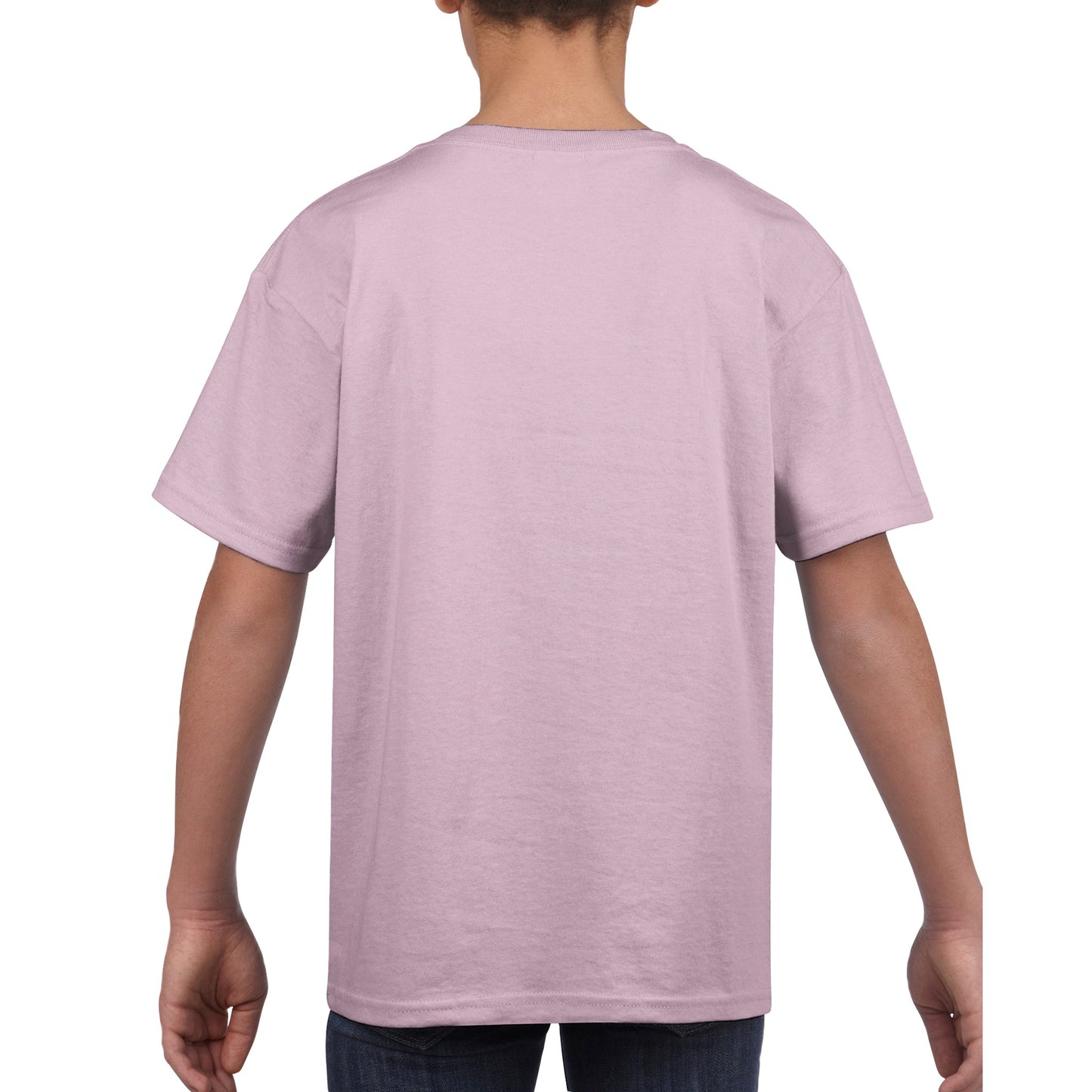 Dino Rockstar: Cool Dino Playing Guitar Classic Kids Crewneck T-shirt