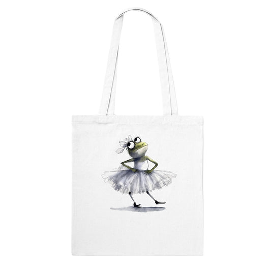 Frog in a Tutu Ballet Dancer Classic Tote Bag