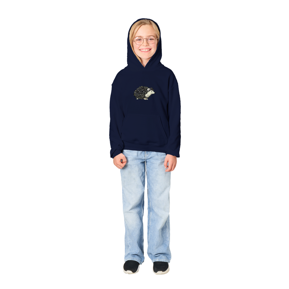 Cute Hedgehog Classic Kids Pullover Hoodie