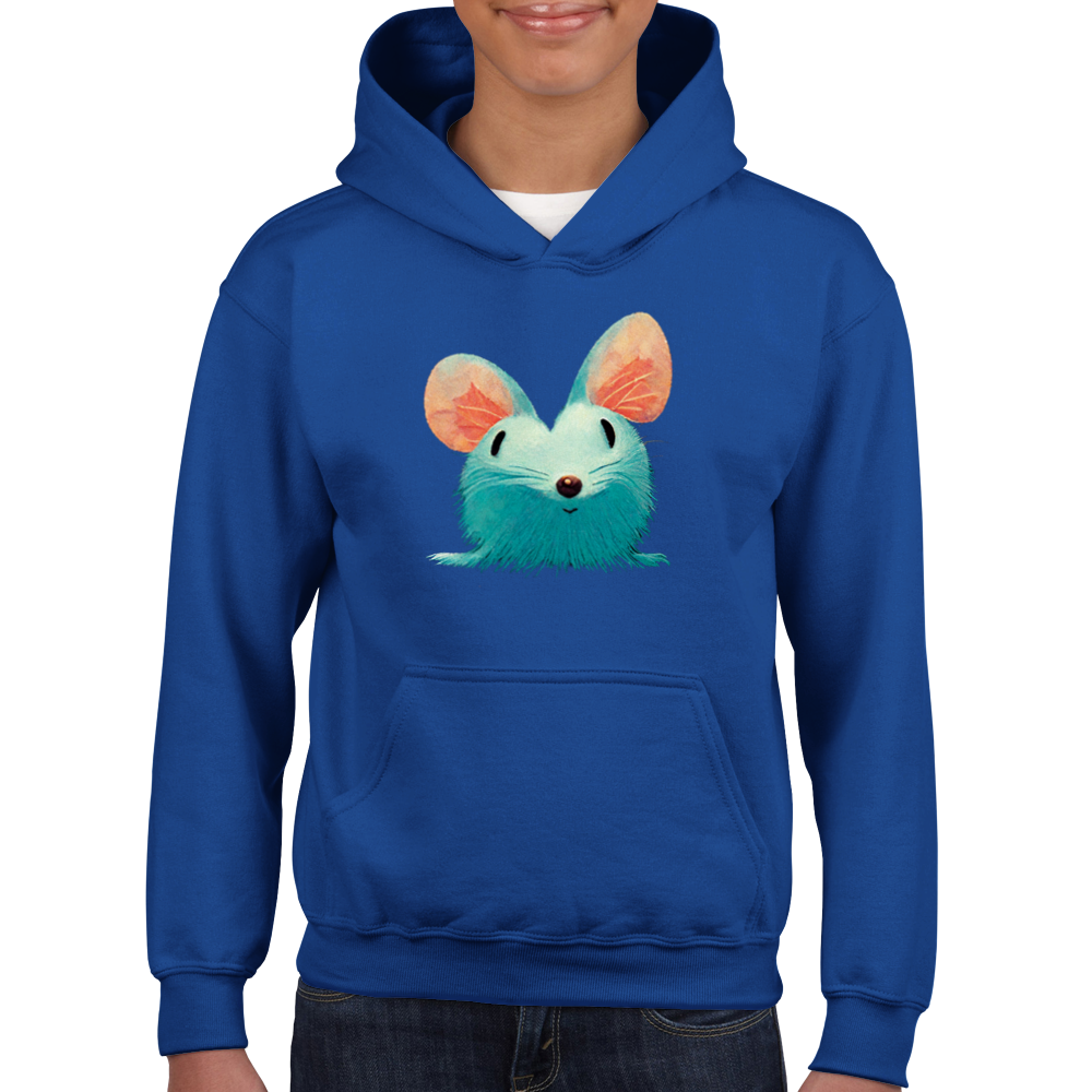 Cute Mouse Classic Kids Pullover Hoodie
