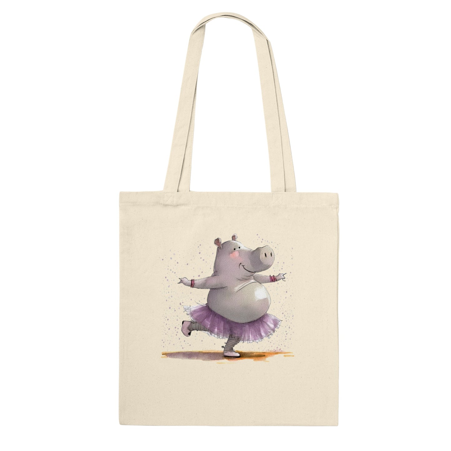 Hippo in a Tutu Ballet Dancing Classic Tote Bag