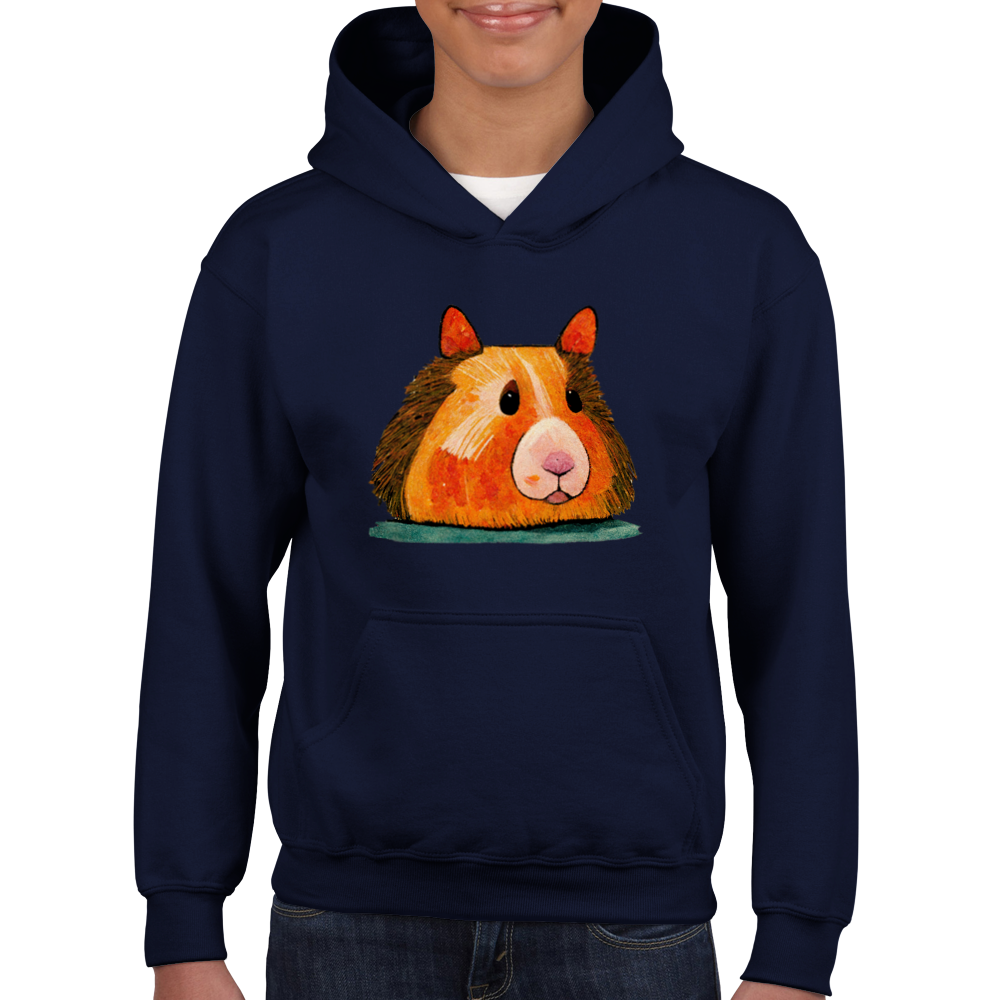 Cute Guinea Pig Classic Kids Pullover Hoodie