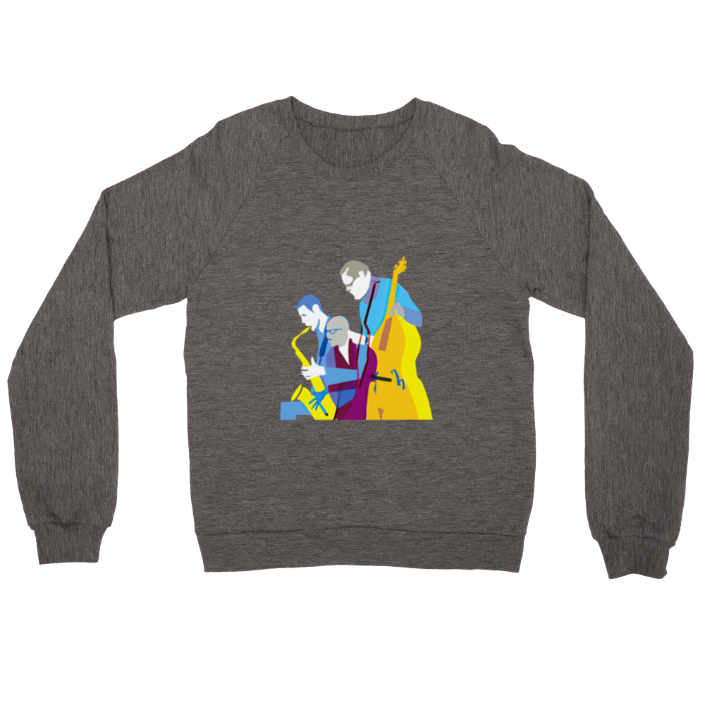 Jazz Trio Premium Unisex Crewneck Sweatshirt