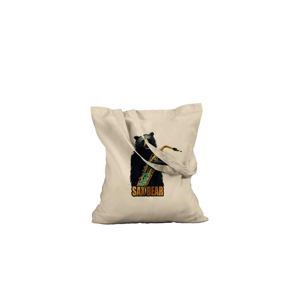 Sax Bear. Bear Playing Saxophone Classic Tote Bag