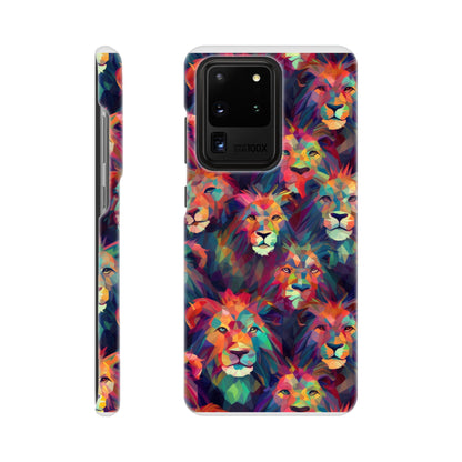 Lion Pattern Slim Phone case
