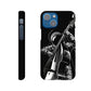 Galactic Groove: Slim Phone Case with Double Bass Spaceman Jazz