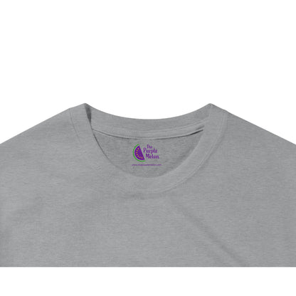 the purple melon neck label