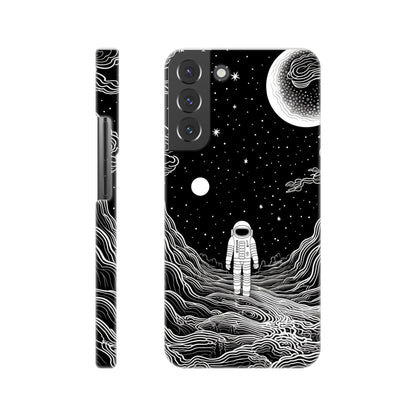 Monochromatic Spaceman Slim Phone Case | Space Art Protection