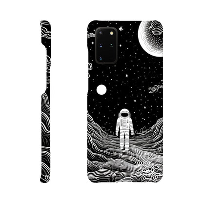 Monochromatic Spaceman Slim Phone Case | Space Art Protection