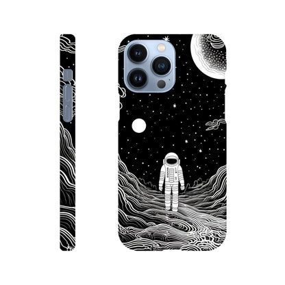 Monochromatic Spaceman Slim Phone Case | Space Art Protection