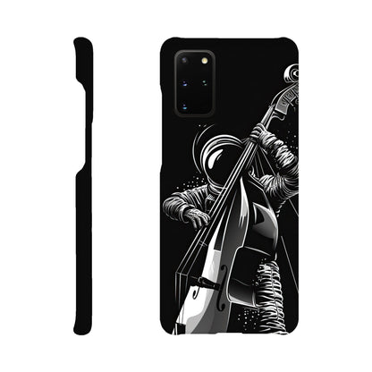 Galactic Groove: Slim Phone Case with Double Bass Spaceman Jazz