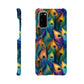 Feathered Elegance: All-Over Peacock Feather Slim Phone Case for Android and Apple