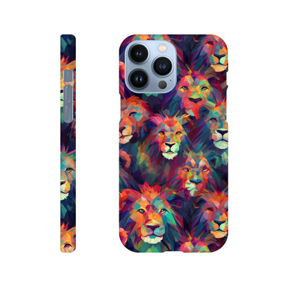 Lion Pattern Slim Phone case