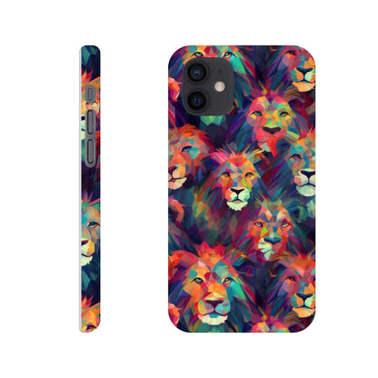 Lion Pattern Slim Phone case