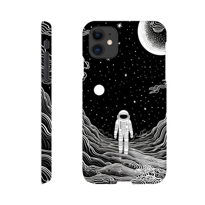 Monochromatic Spaceman Slim Phone Case | Space Art Protection