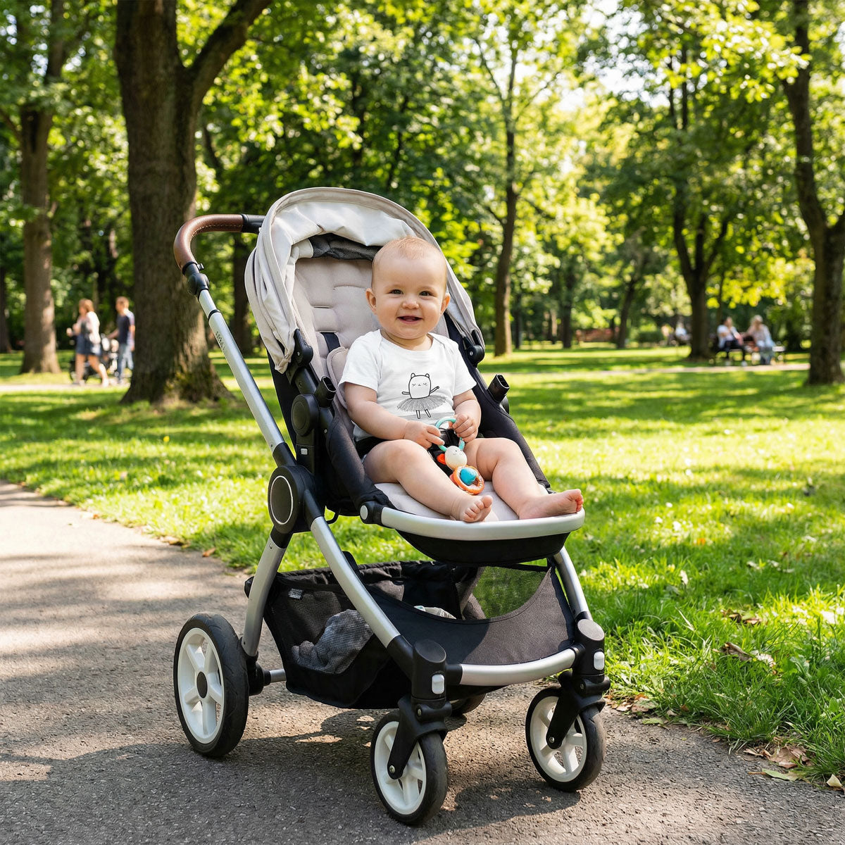 Cute Ballerina Kitten in a Tutu Classic Baby Crewneck T-shirt