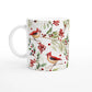  Coffee mug with Northern Cardinal print