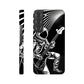 Galactic Groove: Slim Phone Case with Spaceman Bassist Design