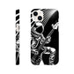 Galactic Groove: Slim Phone Case with Spaceman Bassist Design