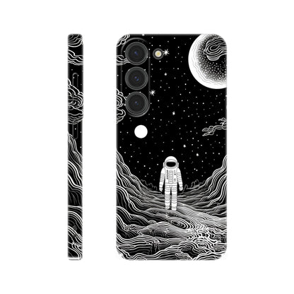 Monochromatic Spaceman Slim Phone Case | Space Art Protection