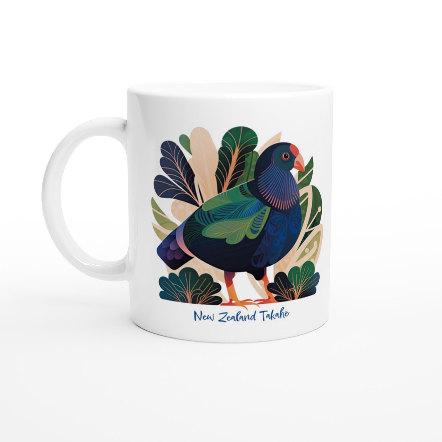 New Zealand Takahe Bird 11oz Ceramic Mug: A Captivating Tribute to Nature's Finest