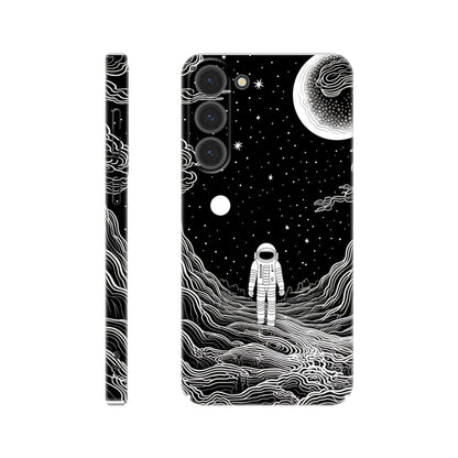 Monochromatic Spaceman Slim Phone Case | Space Art Protection