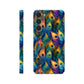 Feathered Elegance: All-Over Peacock Feather Slim Phone Case for Android and Apple