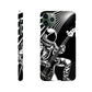 Galactic Groove: Slim Phone Case with Spaceman Bassist Design