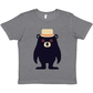grey t-shirt with a cute bear print