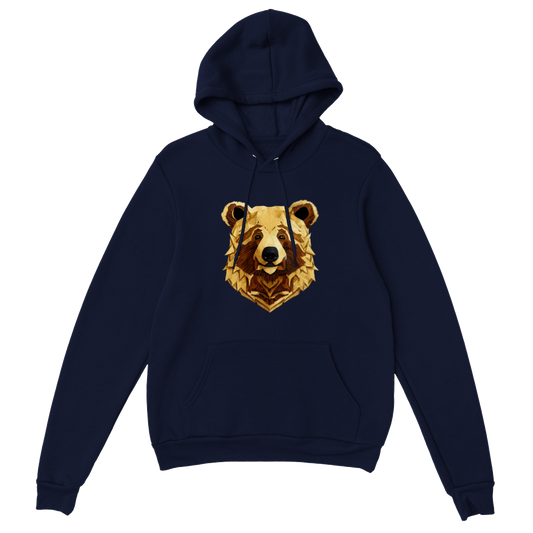 Bear print Premium Unisex Pullover Hoodie