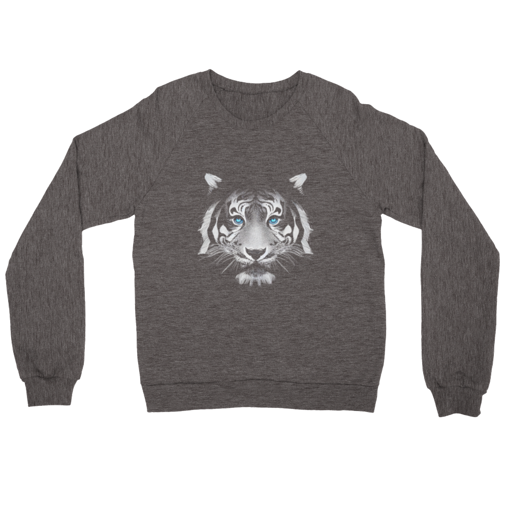 Tiger Print Premium Unisex Crewneck Sweatshirt