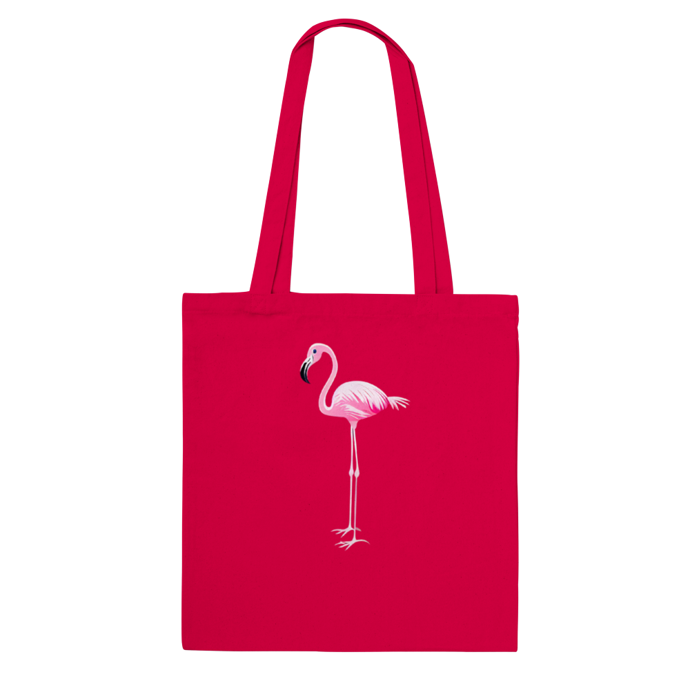 Flamingo Print Classic Tote Bag