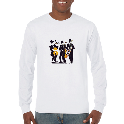 Pop Art Jazz Trio Premium Unisex Longsleeve T-shirt