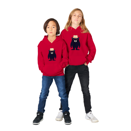 Cute Bear Classic Kids Pullover Hoodie