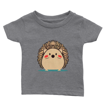 Cute Hedgehog Print Classic Baby Crewneck T-shirt