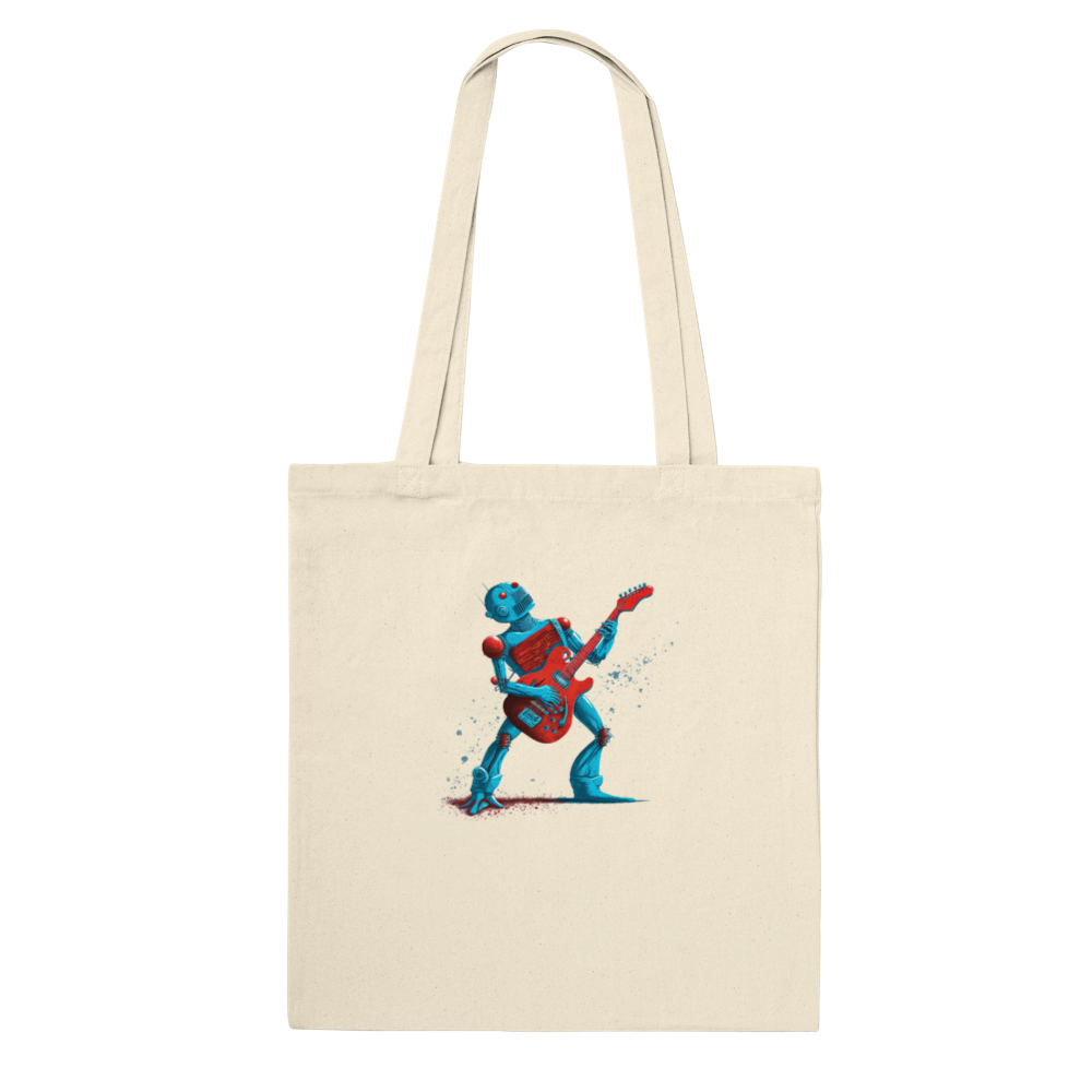 Robot Playing Guitar Classic Tote Bag